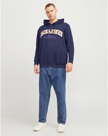 Jack & Jones Caleb Varsity Hoodie - Navy