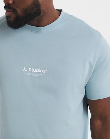 Jack & Jones Soho Logo T-Shirt - Light Blue