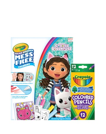 Crayola Gabbys Doll House Colour Wonder Bundle