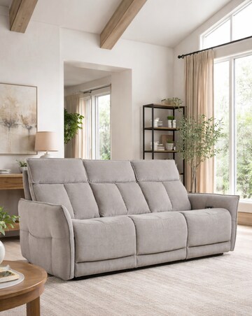 Aspire Ashford Fabric Recliner 3 Seater