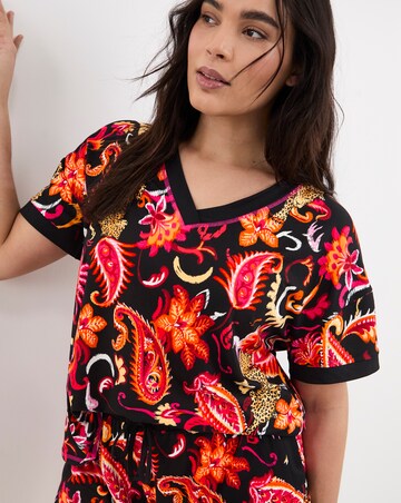 Figleaves Leopard Shortie Pyjama Set