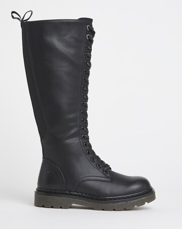 Heavenly Feet Avalon Knee High Boots Standard to Curvy Calf Ex Wide Fit