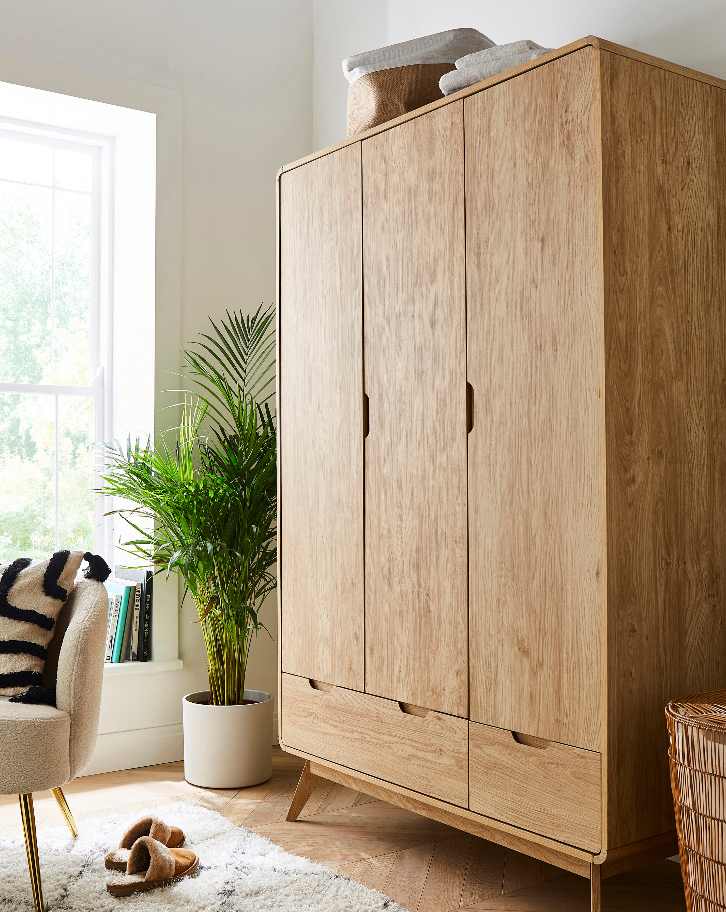Oslo 3 Door 2 Drawer Wardrobe