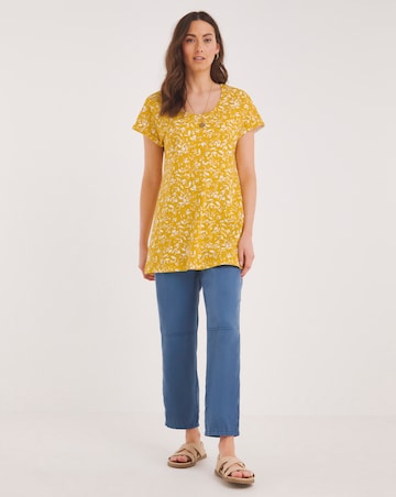 Julipa Round Neck Printed Tunic