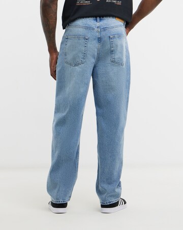 Only & Sons Fade Loose Denim Jeans - Blue