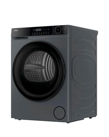 Haier X5 HD80-D357GU1-UK WiFi Connected 8kg Heat Pump Dryer Graphite + Install