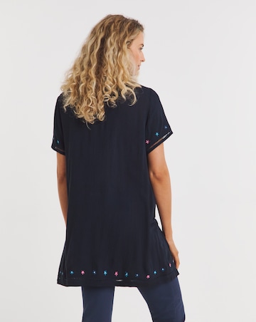 Joe Browns Embroidered Crinkle Blouse