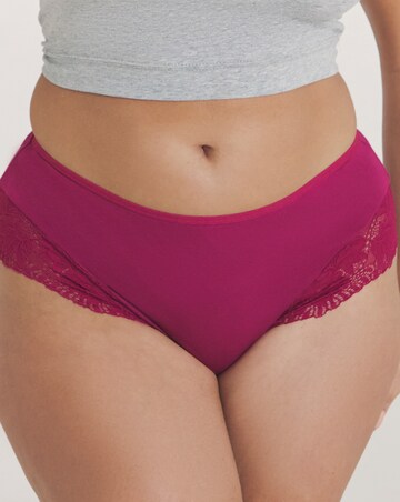Pretty Secrets (3 Pack) Midi Brazilian Knickers Pink Multi