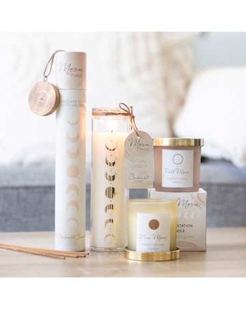Moon Phase Coconut Candle