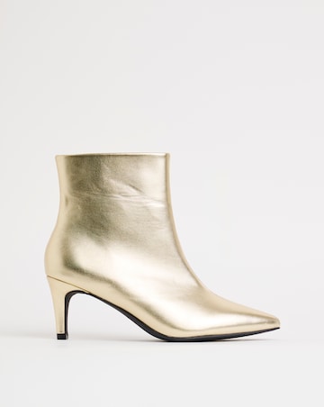 Sabine Ankle Kitten Heel Boots - Extra Wide Fit (EEE)