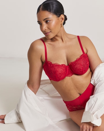 Pretty Secrets Penelope Balcony Bra (B-F) Red
