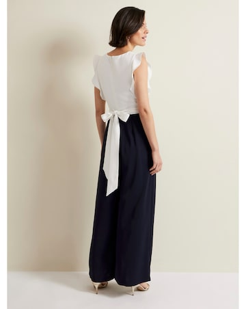 Phase Eight Ayla Corsage Colourblock Jumpsuit