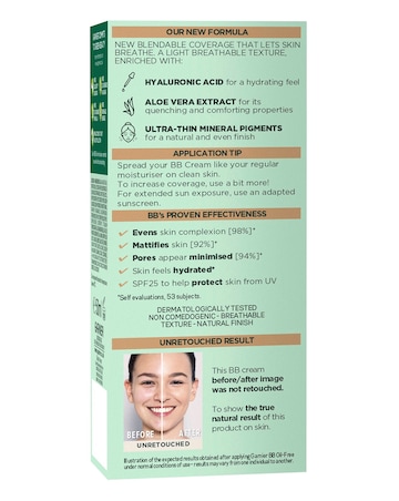 Garnier Oil-Free Perfecting All-in-1 BB Cream SPF25 Shade Medium 50ml