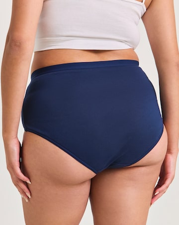 Pretty Secrets (7 Pack) Cotton Flower Detail Full Fit Knickers Floral