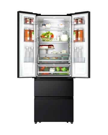 Hisense PureFlat RF632N4AFE2 Total No Frost American Fridge Freezer Black