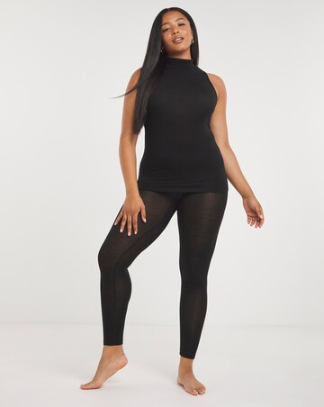 Sloggi Ever Cosy Thermal Turtle Neck Top Black