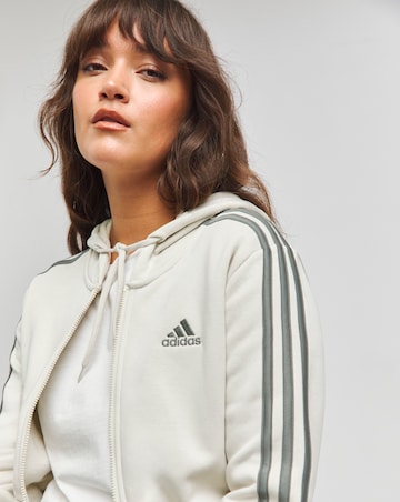 adidas 3 Stripes Full Zip Hoodie
