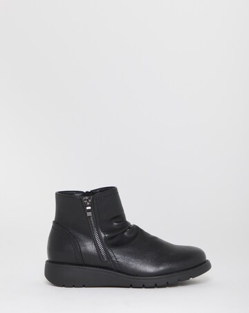 Anastasia Low Block Heel Ankle Boots - Extra Wide Fit (EEE)