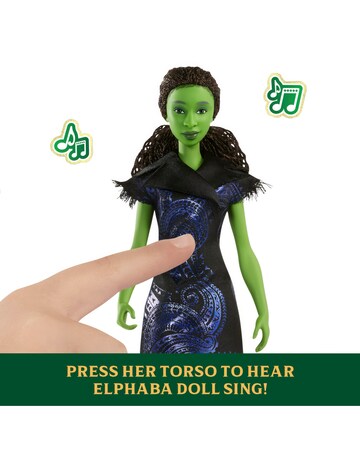 Wicked: For Good Singing Elphaba Doll