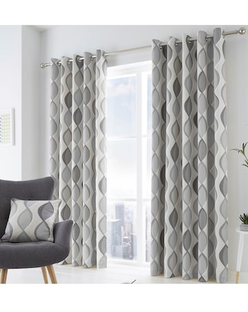 Fusion Lennox Eyelet Curtains