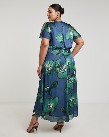 Joanna Hope Split Sleeve Maxi Dress