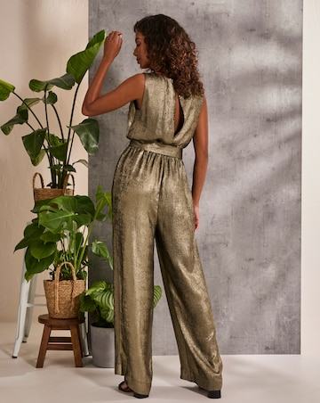 FatFace Gisele Metallic Jumpsuit