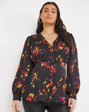Joanna Hope Satin Blouse