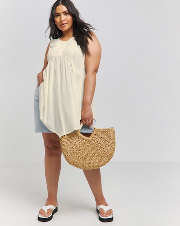 Joe Browns Curious Crochet Crinkle Tunic