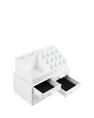 LaRoc Cosmetic Organiser - White