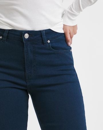 Indigo Highwaist Super Stretch Flare Jeans