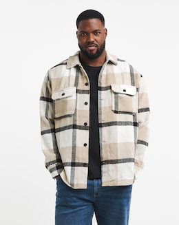 Jack &amp; Jones Bradley Ollie Overshirt - Natural