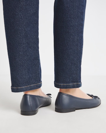 Pine Classic Leather Ballerinas - Extra Wide Fit (EEE)