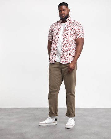 BOSS Floral Printed Short Sleeve Shirt