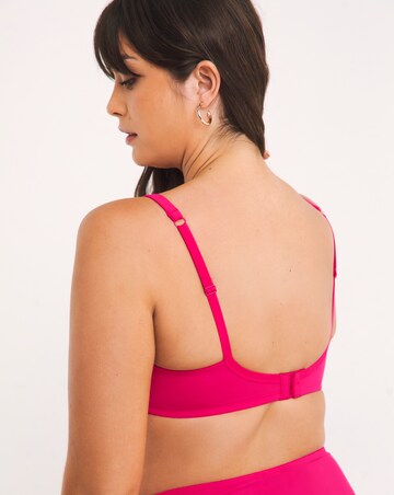 Pretty Secrets 2 Pack Hannah Everyday Spot Mesh Full Cup Bras B-G - Cerise/Blue