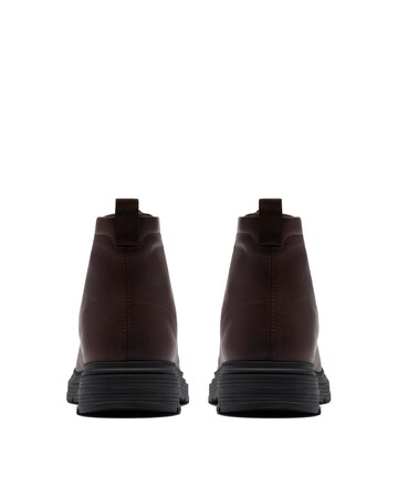 Clarks Badbury Hi Wp Boots - Brown Leather
