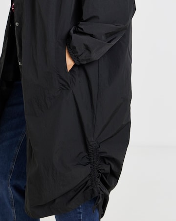 Simply Be Black Utility Parachute Jacket