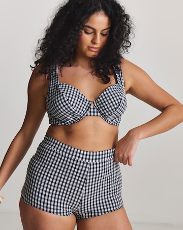 MAGISCULPT Gingham Bikini Shorts