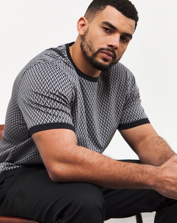 Ted Baker Geo Print Crew Neck Tshirt