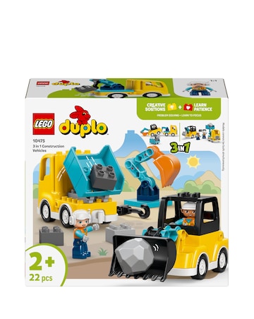 LEGO Duplo 3 in 1 Construction Vehicles