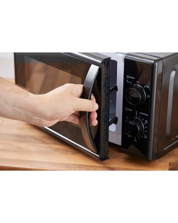 Tower Kettle, 2 Slice Toaster & Microwave Bundle - Black