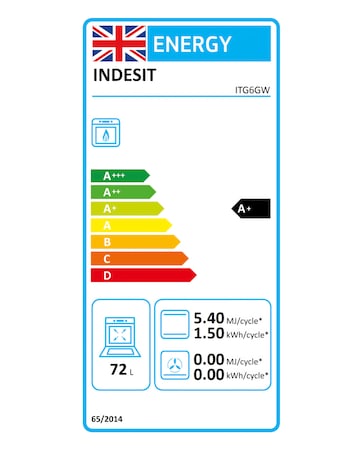 Indesit ITG6GW 60cm Gas Twin Cooker - White + Installation
