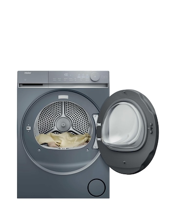 Haier X7HD100C367GU1UK WiFi 10kg Heat Pump Tumble Dry Graphite Install