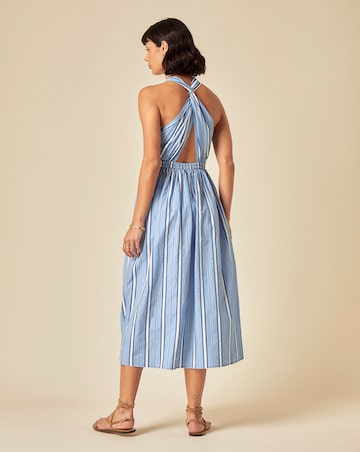 Nobody's Child Stripe Midi Dress