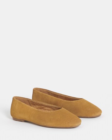 Alyssa Classic Suede Ballerinas - Extra Wide Fit (EEE)