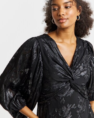 Joanna Hope Lurex Maxi Dress