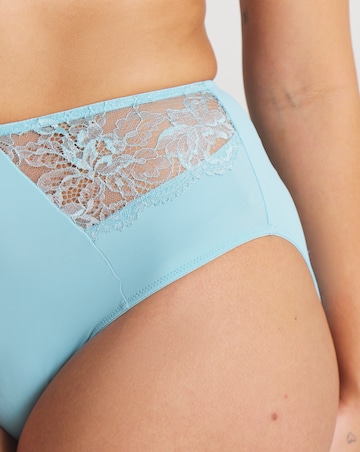 Pretty Secrets Ella Full Brief Knickers Light Blue