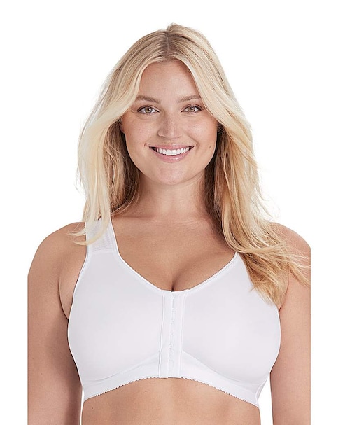 Miss Mary of Sweden Nova Front Fastening Non Wired Bra White