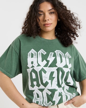 Khaki ACDC License T-Shirt