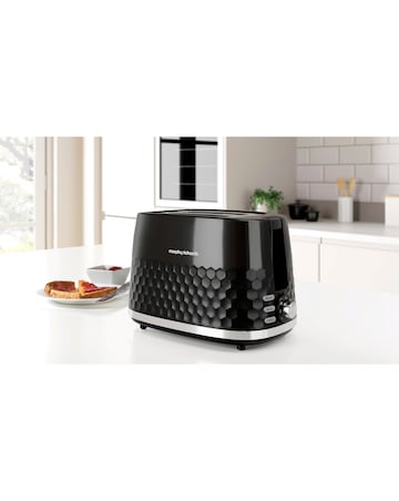Morphy Richards 220031 Hive 2 Slice Black Toaster