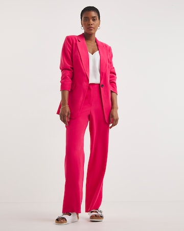 Pink Single Breasted Blazer